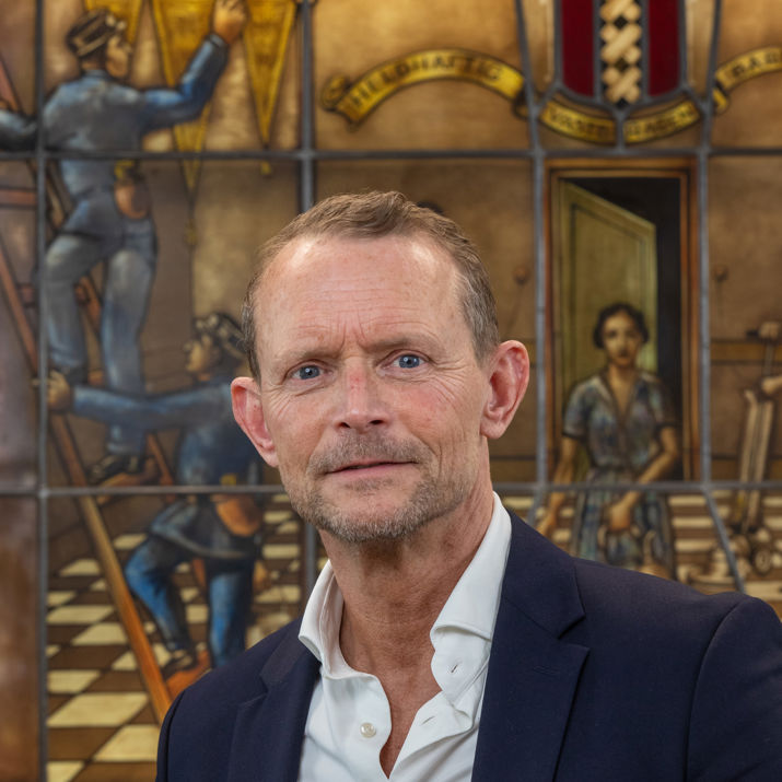 Portret van medewerker Eddy bij schoonmaakbedrijf 1nergiek