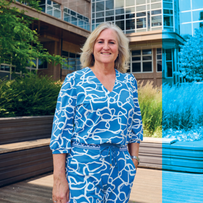 Portret van Laetitia Simonis algemeen directeur van schoonmaakbedrijf 1nergiek
